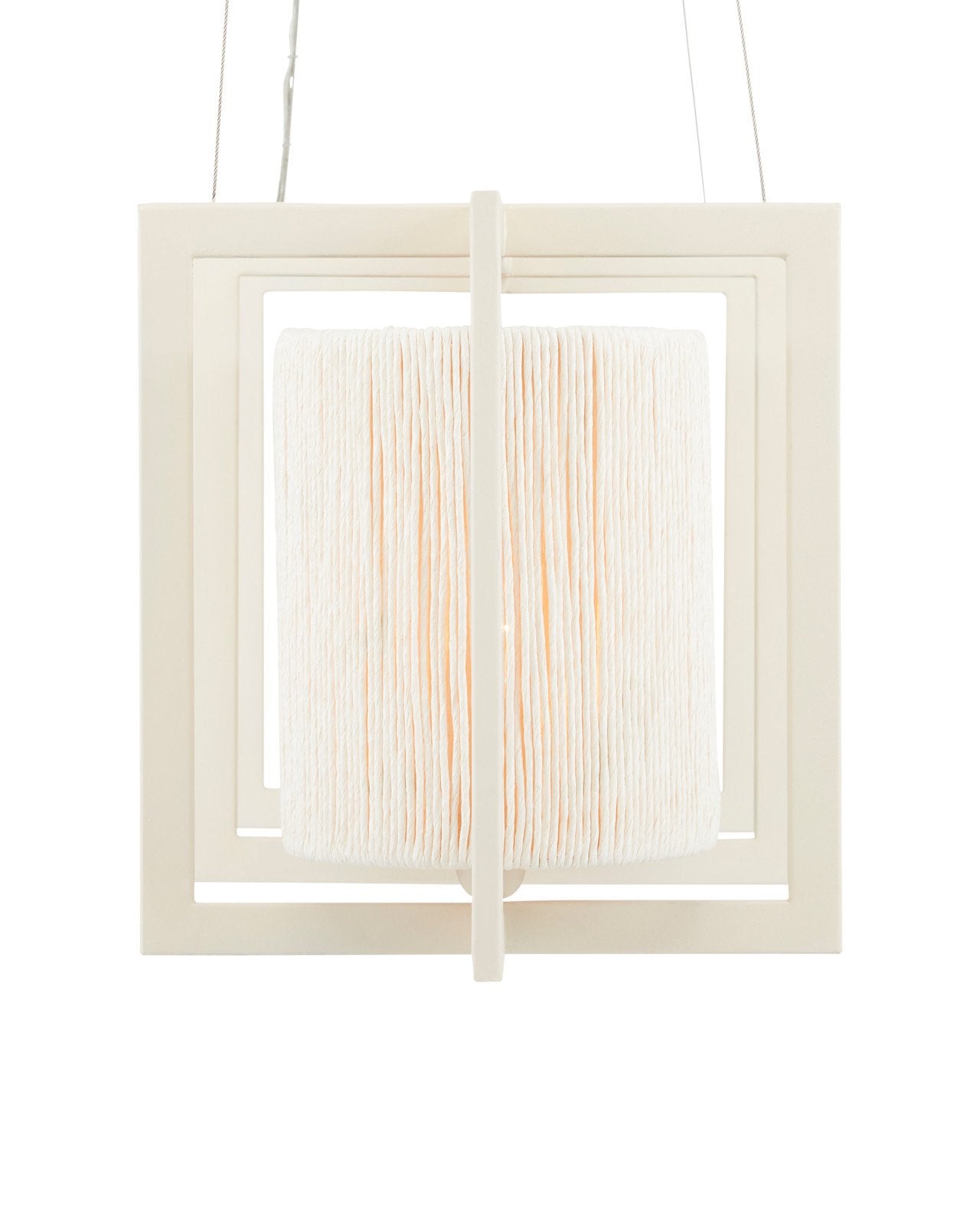 Monreale White Rectangular Chandelier